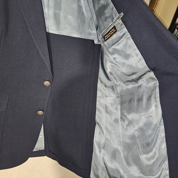Hart Schaffner Marx Jack Nicklaus Golden Bear Blazer Size 42R Sports Coat Blue - Picture 7 of 16